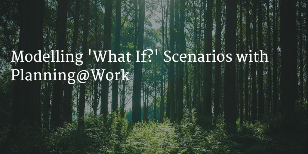 WEBINAR: Modelling What if Scenarios with Planning@Work