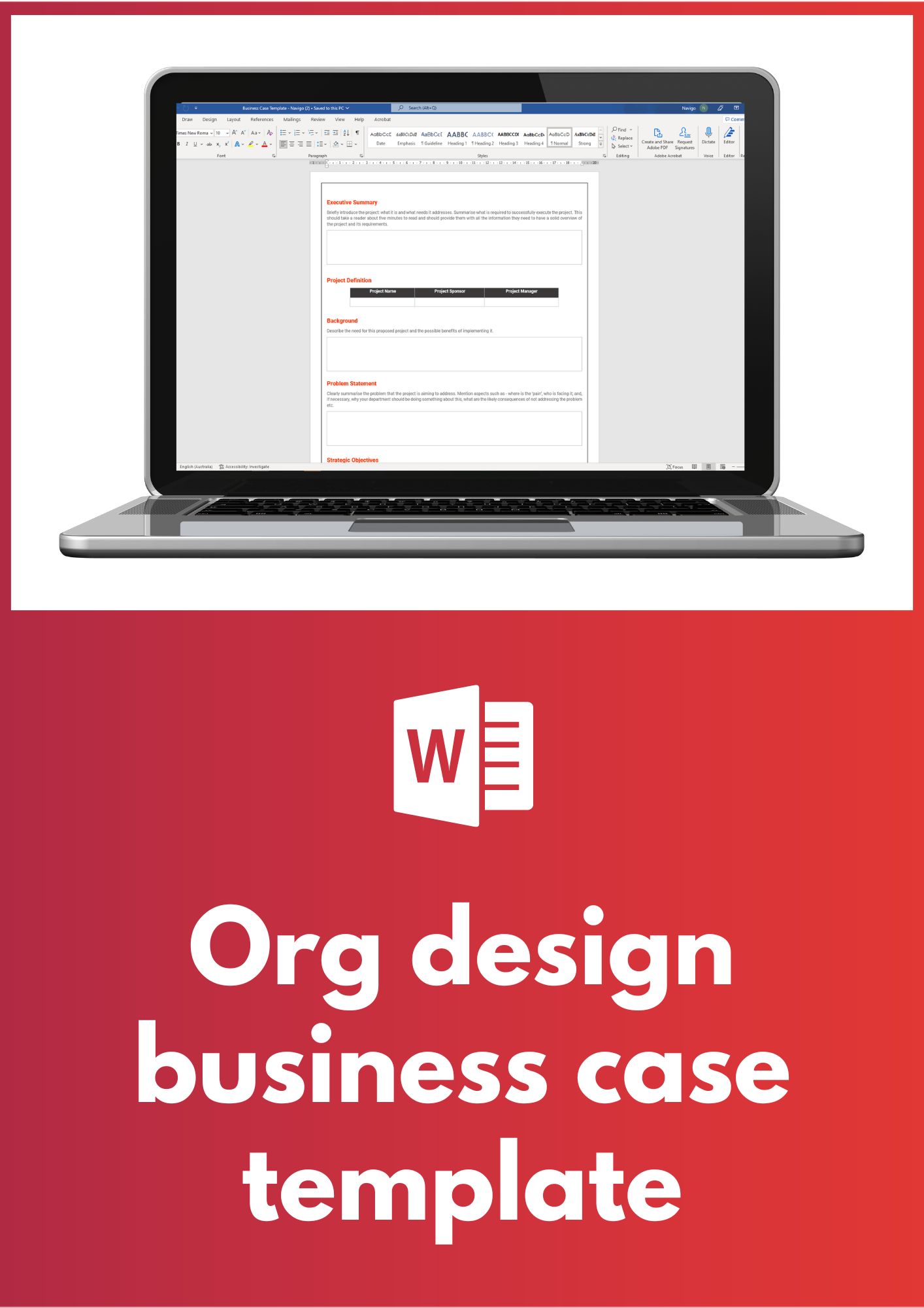 org design business case