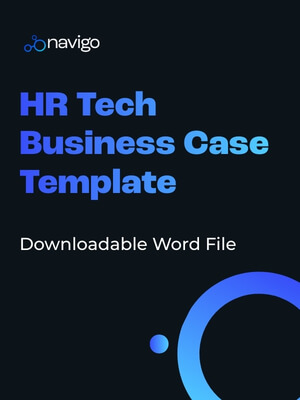 HR business case template cover
